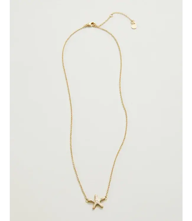 Spartina GF SLV NECKLACE 18" FLORIDA/STARFISH