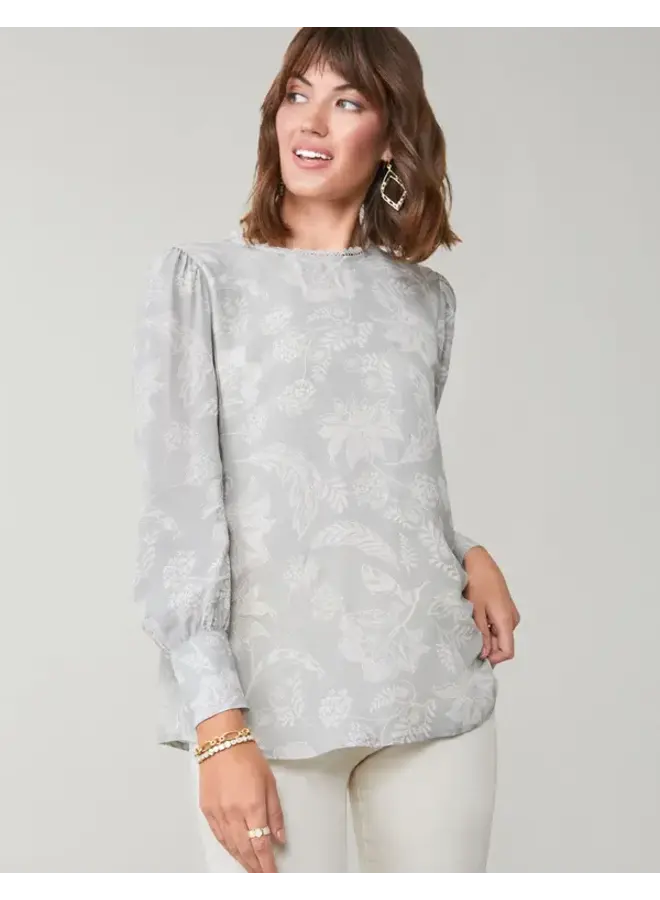 RAYNEE BLOUSE MARITIME FOREST FIELD BLOOMS