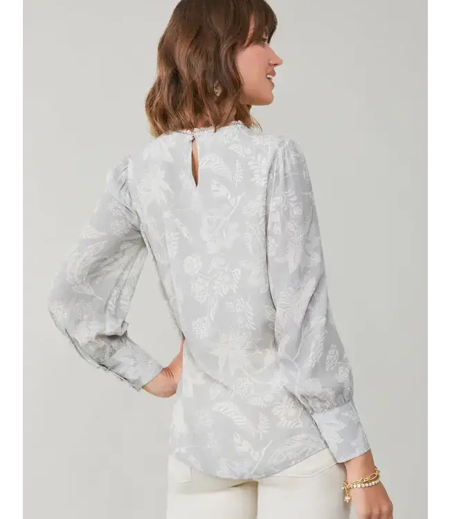 RAYNEE BLOUSE MARITIME FOREST FIELD BLOOMS