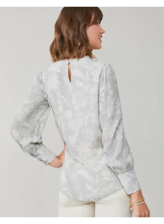 RAYNEE BLOUSE MARITIME FOREST FIELD BLOOMS