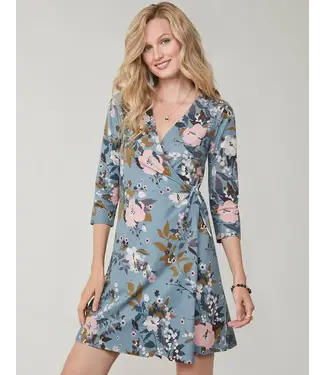 Spartina ALISA WRAP DRESS MARITIME FOREST WILDFLOWERS