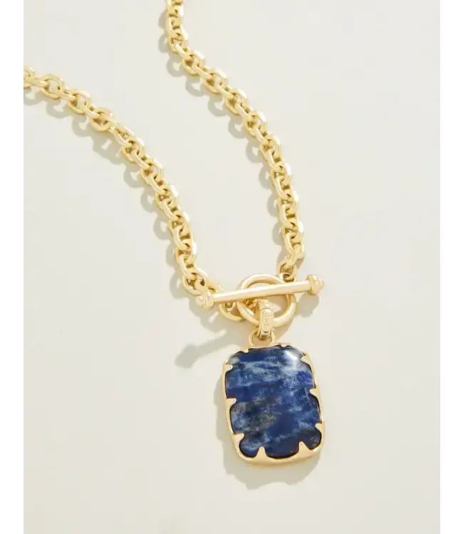 Spartina CORALIE TOGGLE NECKLACE 18" BLUE