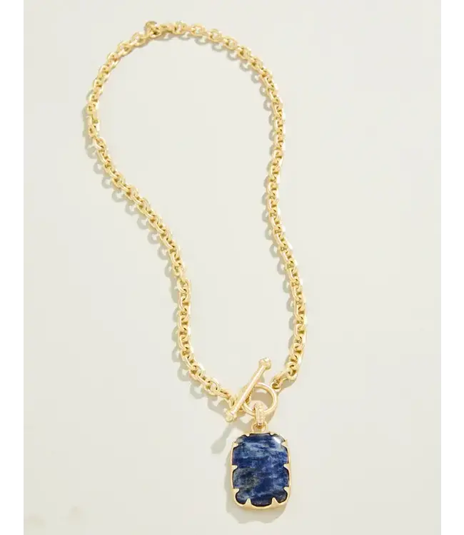 Spartina CORALIE TOGGLE NECKLACE 18" BLUE