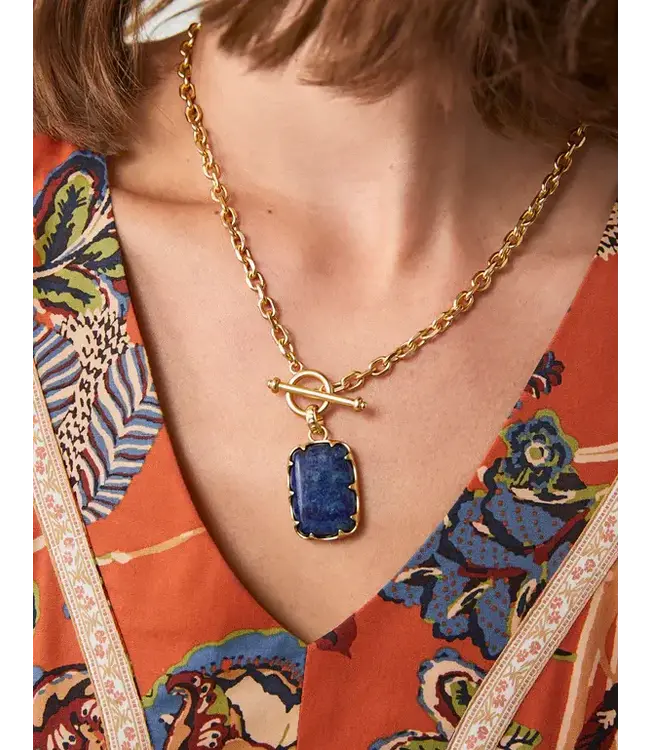 Spartina CORALIE TOGGLE NECKLACE 18" BLUE