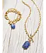 CORALIE TOGGLE NECKLACE 18" BLUE