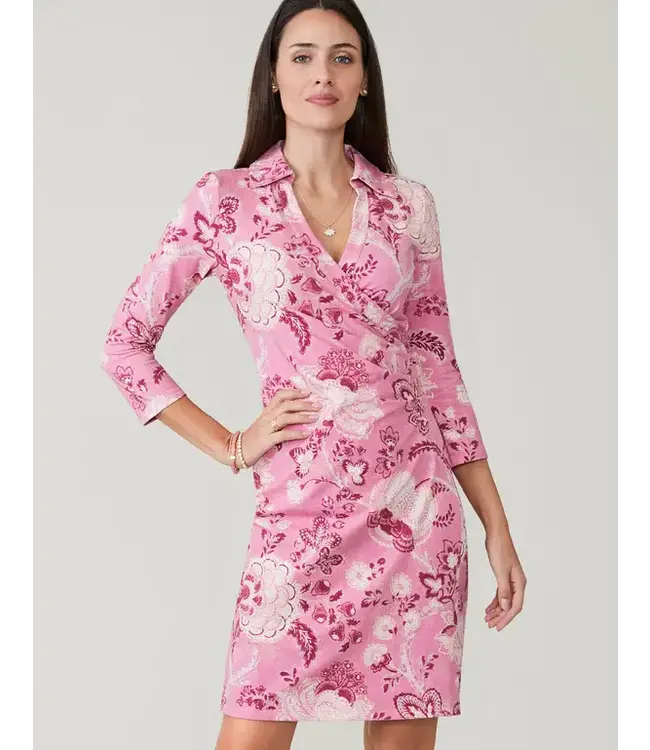 Spartina CRISTINA WRAP DRESS HARBOR RIVER
