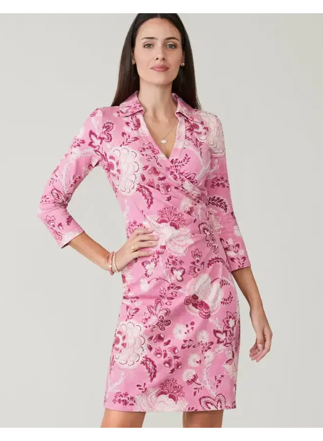 CRISTINA WRAP DRESS HARBOR RIVER