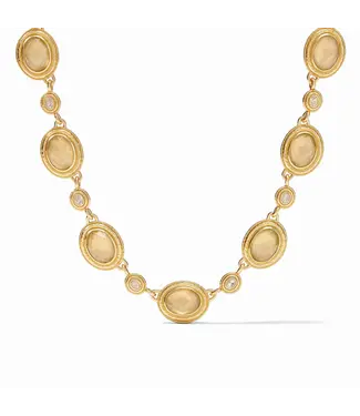 Julie Vos TUDOR STONE NECKLACE - IRIDESCENT CHAMPAGNE - OS