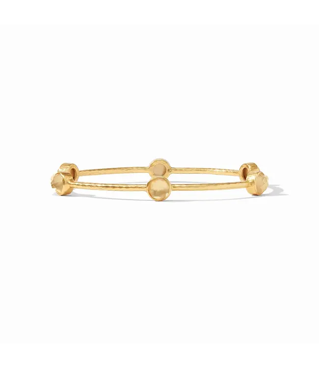 Julie Vos MILANO LUXE BANGLE - IRIDESCENT CHAMPAGNE - M