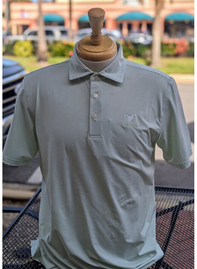 MSSBrrrMeadowbrookStripePolo - Venice Logo