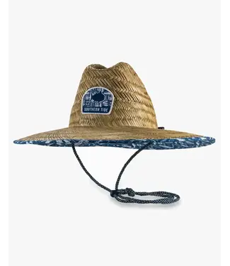 Southern Tide M All Inclusive Straw Hat / Aged Denim