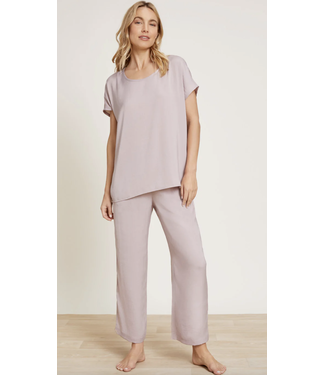 Barefoot Dreams WASHED SATIN TEE & CROPPED PANTS