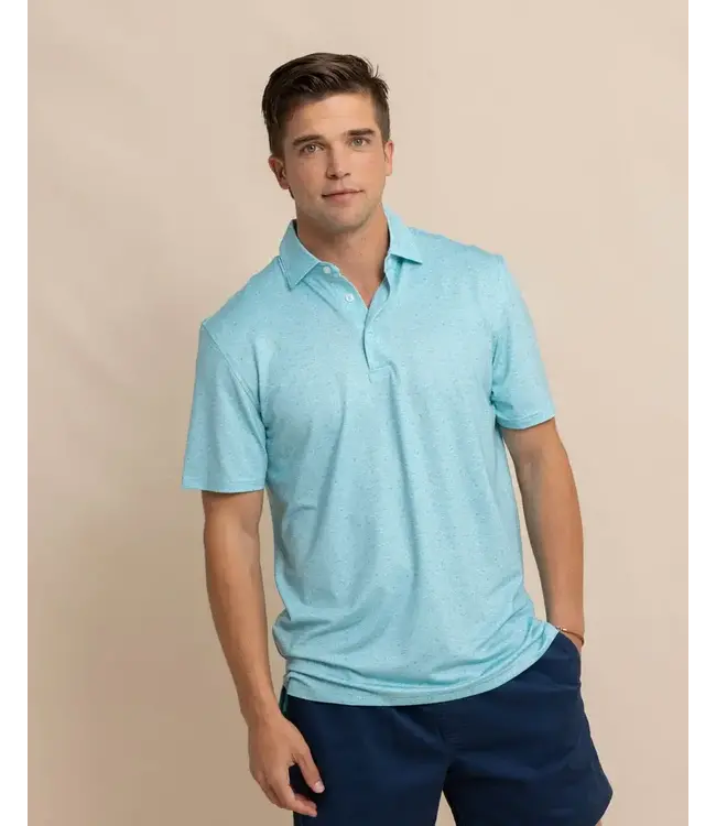 Southern Tide M SS Driver Let's Go Clubbing Polo