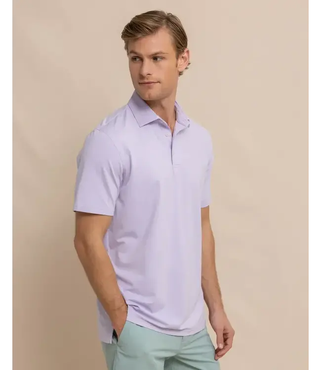Southern Tide M SS brreeze Perf Heather Polo