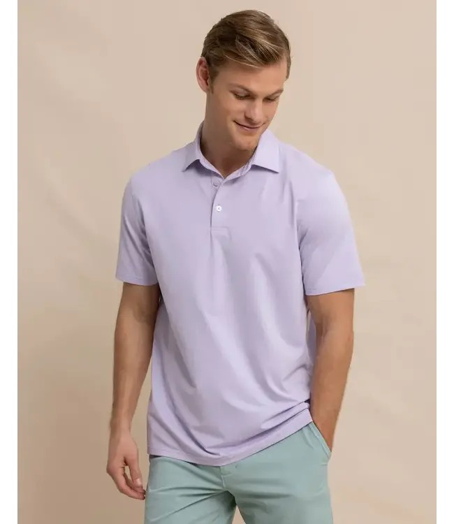 Southern Tide M SS brreeze Perf Heather Polo