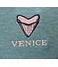 M SS brreeze Perf Heather Polo - Venice Logo +