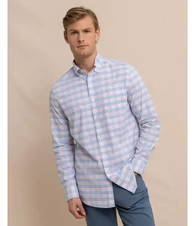 Southern Tide M LS CP Brockman Plaid Sportshirt