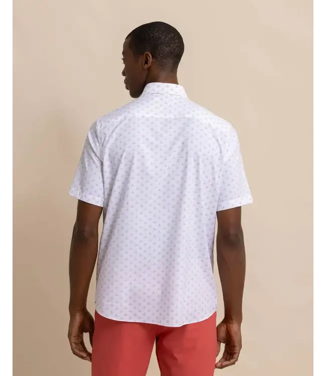 Southern Tide M SS Brrr IC Beach Voyager Sportshirt