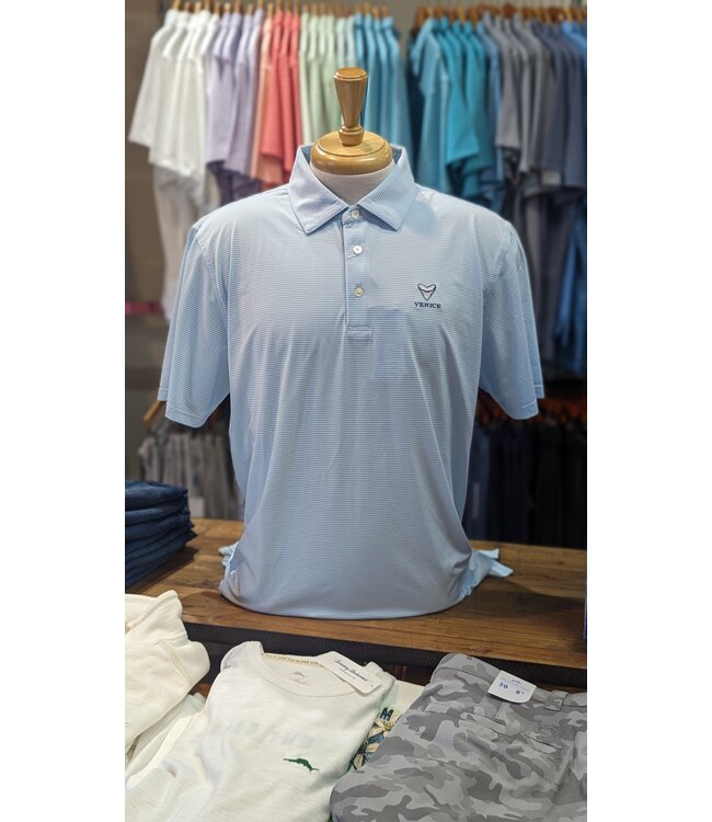 Southern Tide MSSBrrrMeadowbrookStripePolo - Venice Logo