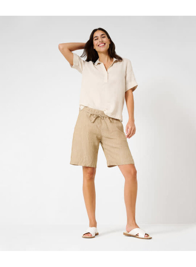Bermuda shorts - pure linen in 2 colors