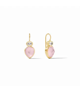 Julie Vos Clementine Earring-Iridescent Rose-OS