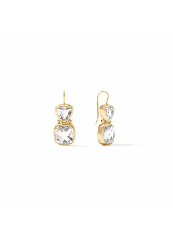 Aquitaine Earring-Clear Crystal-OS
