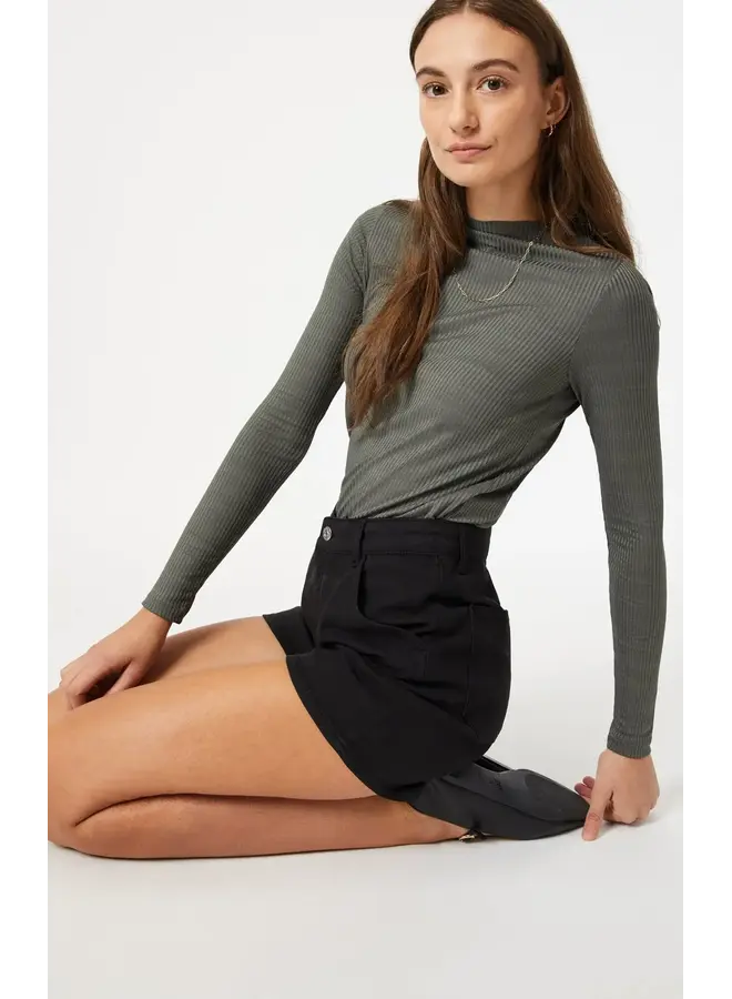 KYLIE BLACK LUXE TWILL