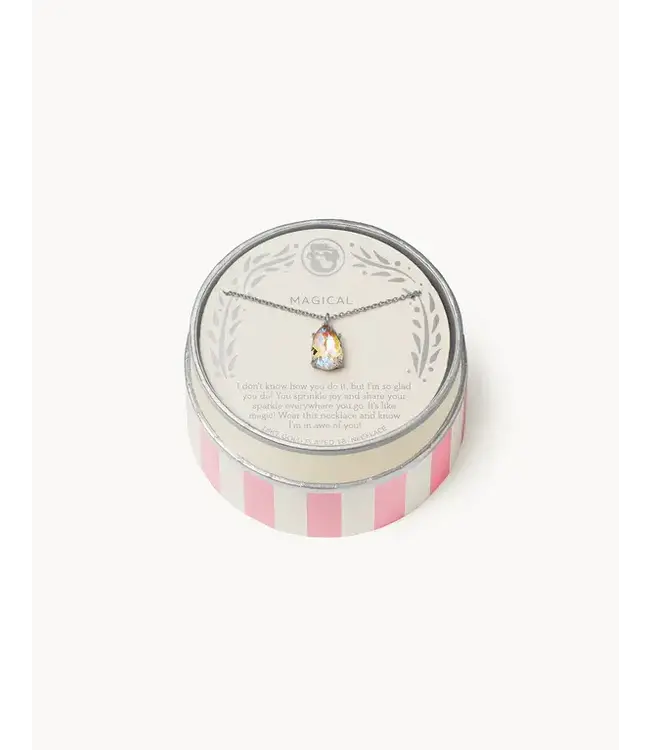 Spartina SLV CELEBRATE NECKLACE 18" MAGICAL/IRIDESCENT SIL