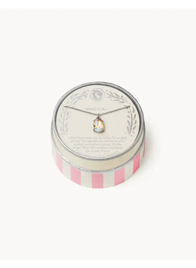 SLV CELEBRATE NECKLACE 18" MAGICAL/IRIDESCENT SIL