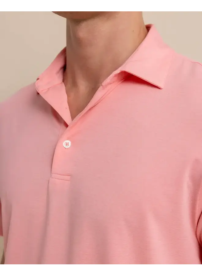 M SS brreeze Perf Heather Polo