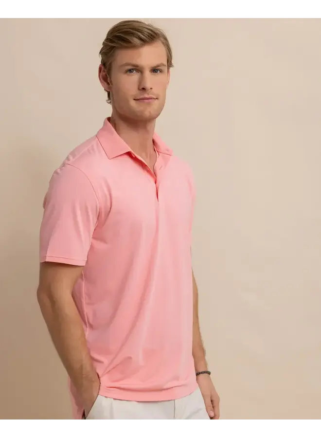 M SS brreeze Perf Heather Polo