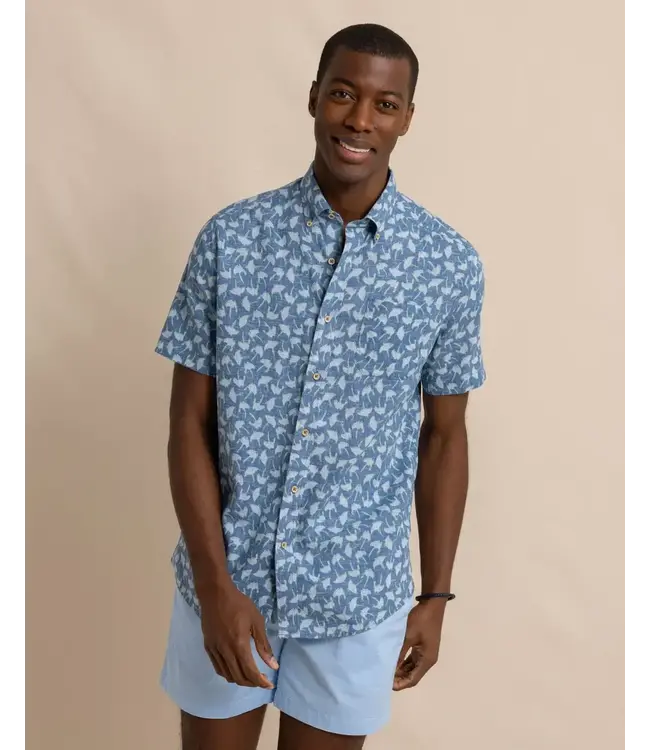 Southern Tide M SS Summer Rays Sportshirt