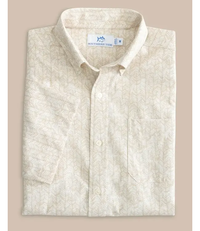 Southern Tide M SS IC Leagally Frond Sportshirt