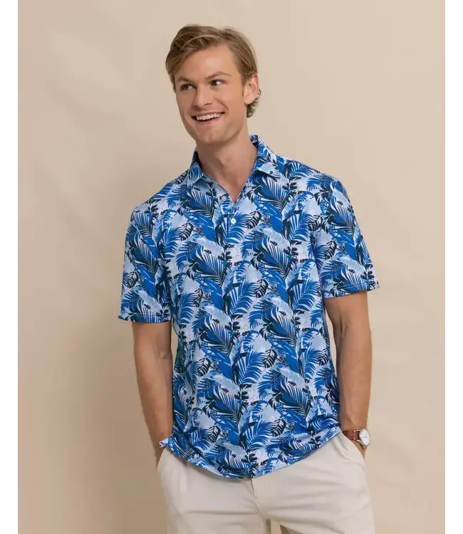 Southern Tide M SS Driver Paradise Palms Polo