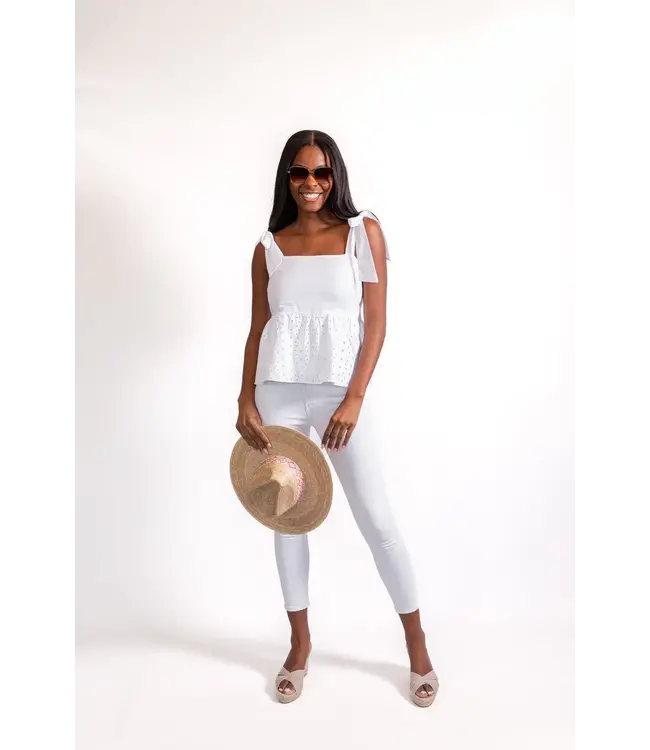 Sail to Sable BOW SHOULDER TANK TOP