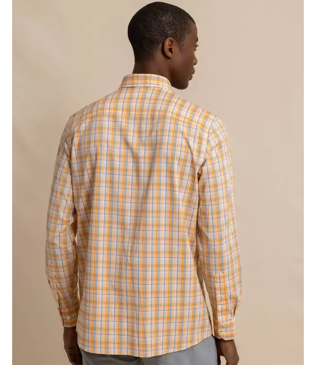 Southern Tide M LS brrr IC Whalehead Plaid Sportshirt