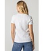 V-NECK SHORT SLEEVE BACK SEAM TEE