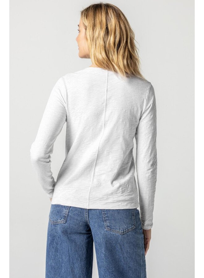 LONG SLEEVE V-NECK