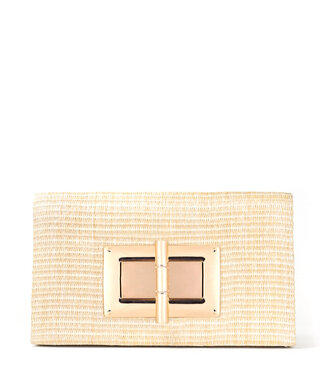 LISI LERCH LILLIAN STRAW CLUTCH