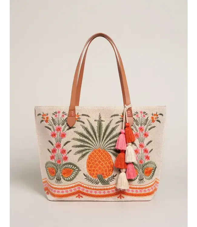 Spartina FIESTA TOTE ALLJOY LANDING PINEAPPLE