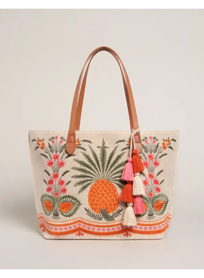 FIESTA TOTE ALLJOY LANDING PINEAPPLE
