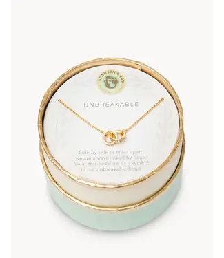 Spartina SLV NECKLACE 18" UNBREAKABLE/DOUBLE RINGS