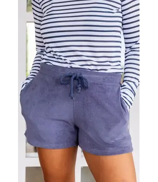 HIHO Terry shorts vintage indigo
