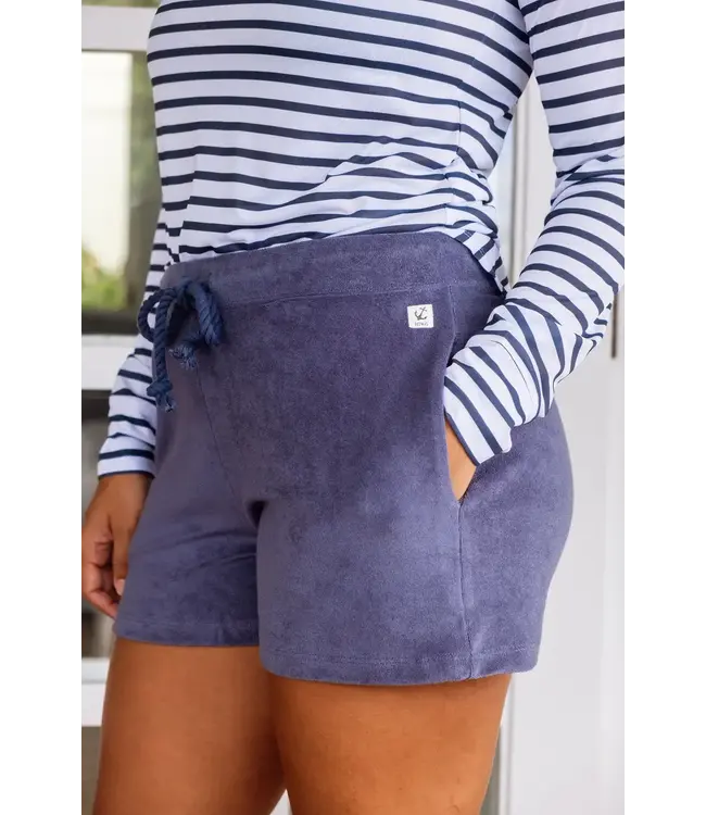 Terry shorts vintage indigo