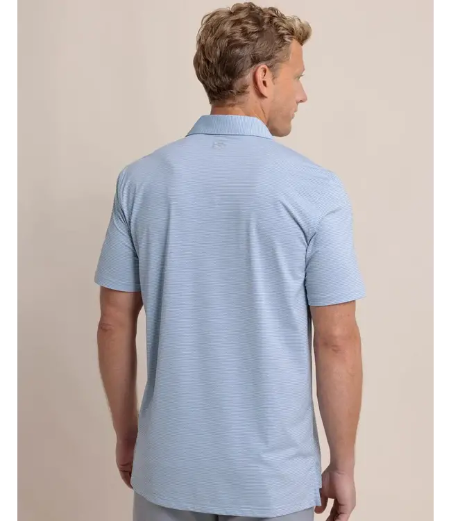 M SS Brrreeze Meadowbrook Stripe Polo