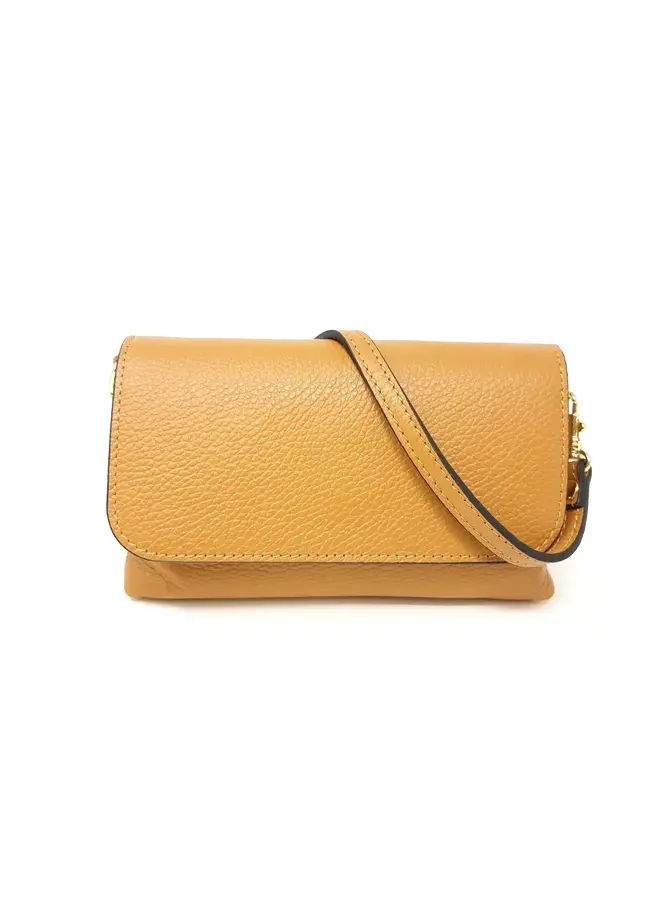 GF0603 LEATHER CROSSBODY CLUTCH