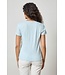 SHORT SLEEVE BACK SEAM V-NECK