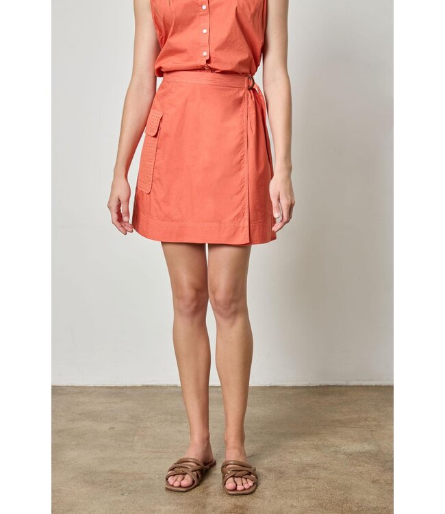 Lilla P EYELET POCKET WRAP SKIRT