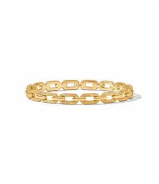 Julie Vos Cheval Paperclip Bangle Gold / Medium
