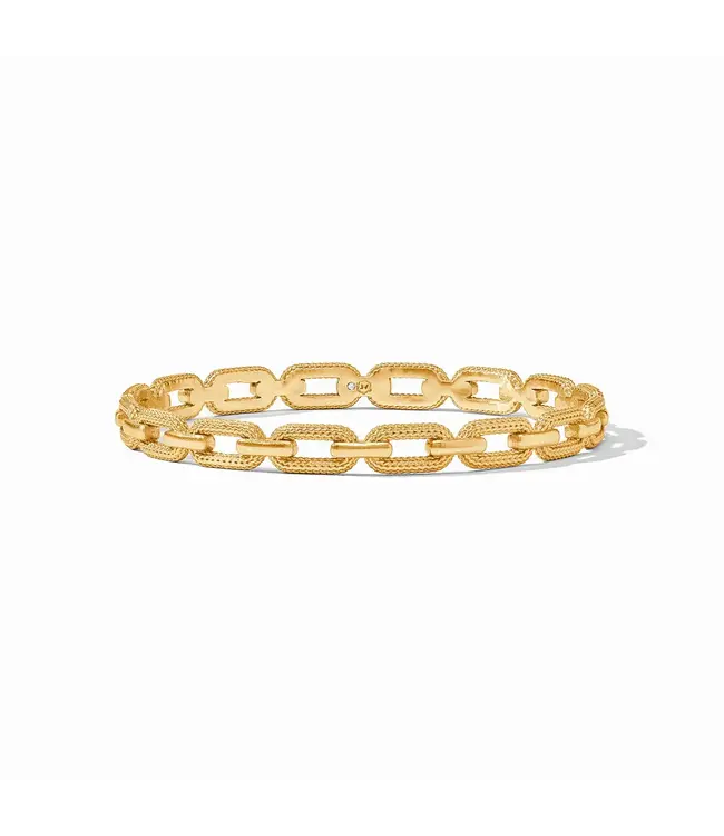 Julie Vos Cheval Paperclip Bangle Gold / Medium